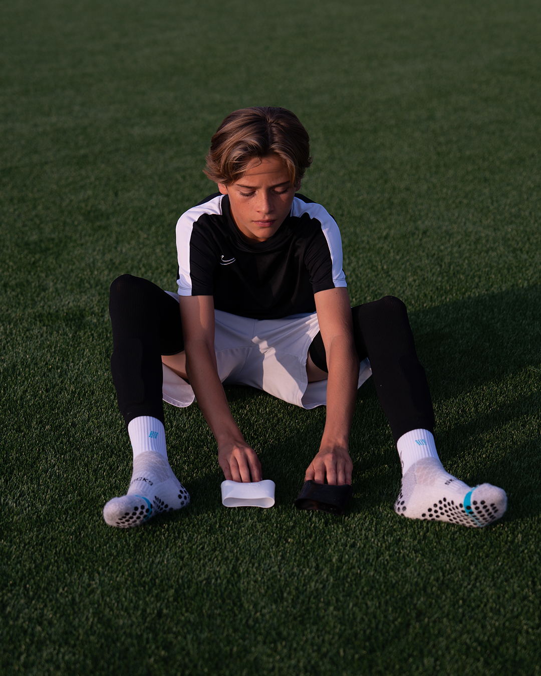 Green shin guard stays sales