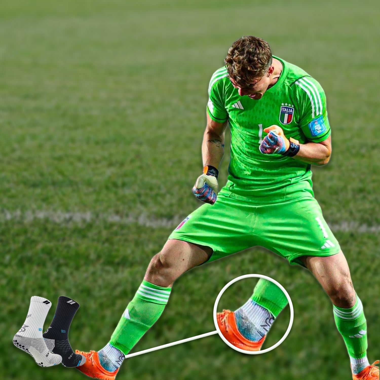 GloveGlu MEGAgrip Goalkeeper Glove Grip Spray - Enhanced Performance -  Soccer Sport Fitness
