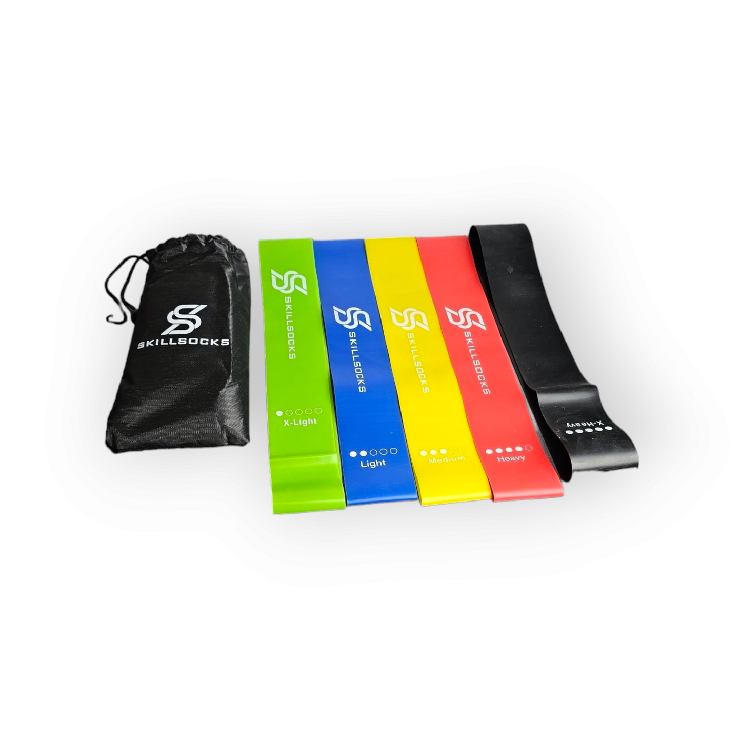 Skillband: Exercise bands - 5 strengths (Five pack)